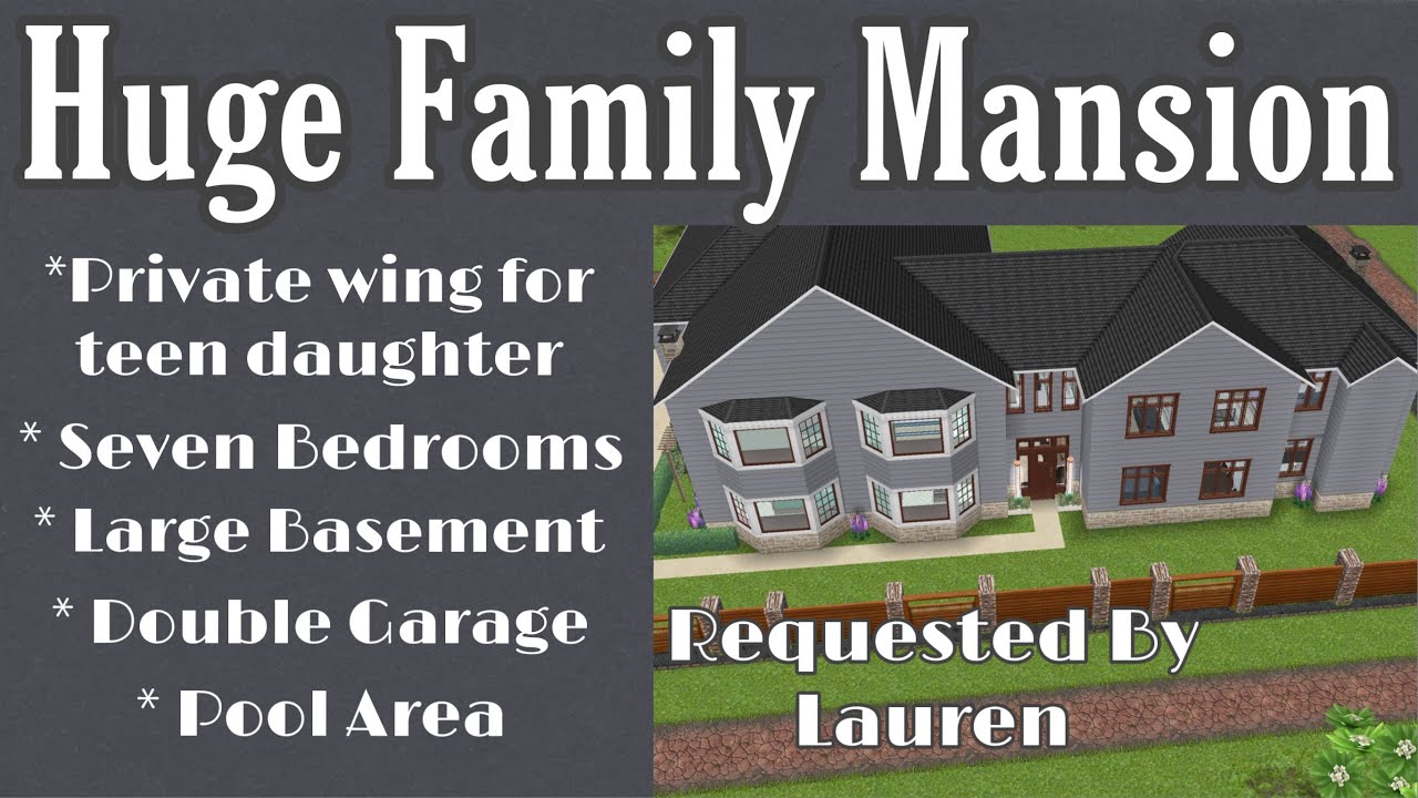 Sims Freeplay ~ Huge Family Mansion Tour 🏠❤️😍
