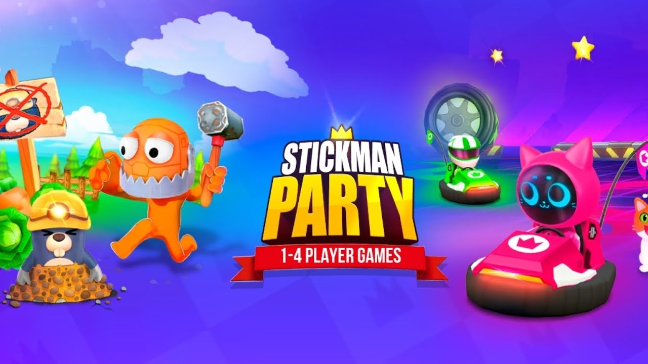 لعبت لعبه 🎮Stick Man Party🎮 و كانت تحفة😂✨