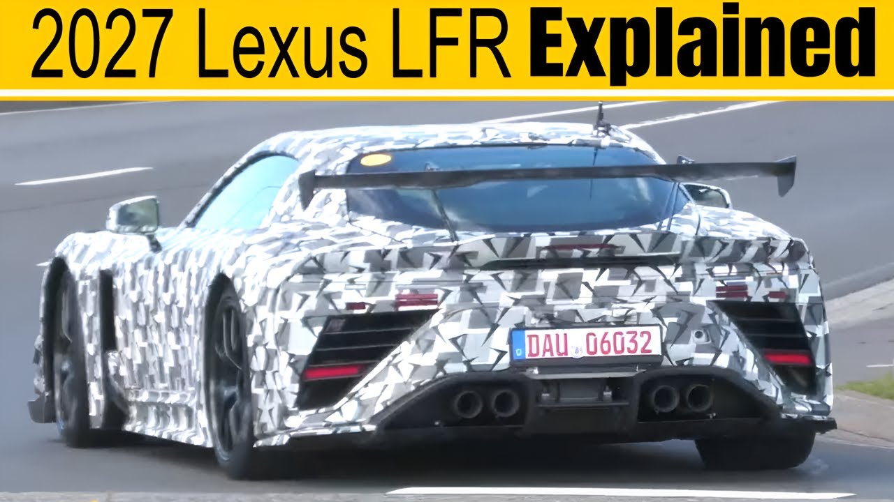 Подробности испытаний Lexus LFR 2027 на Нюрбургринге: мощность гибридного V8 и секреты аэродинамики