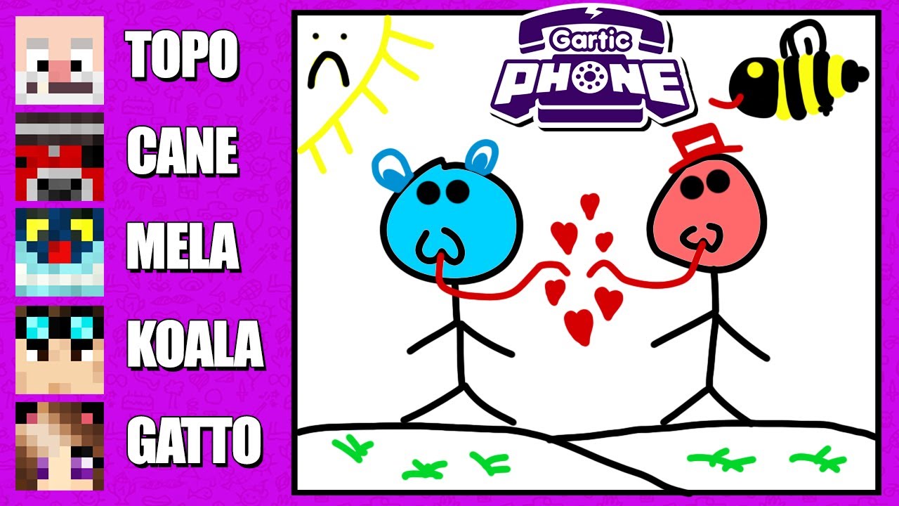 INDOVINA IL DISEGNO DEI TUOI AMICI SU GARTIC PHONE!!