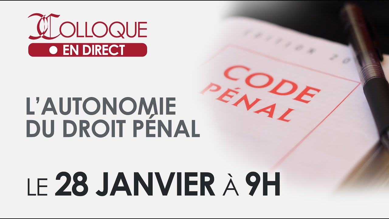 L’autonomie du droit pénal