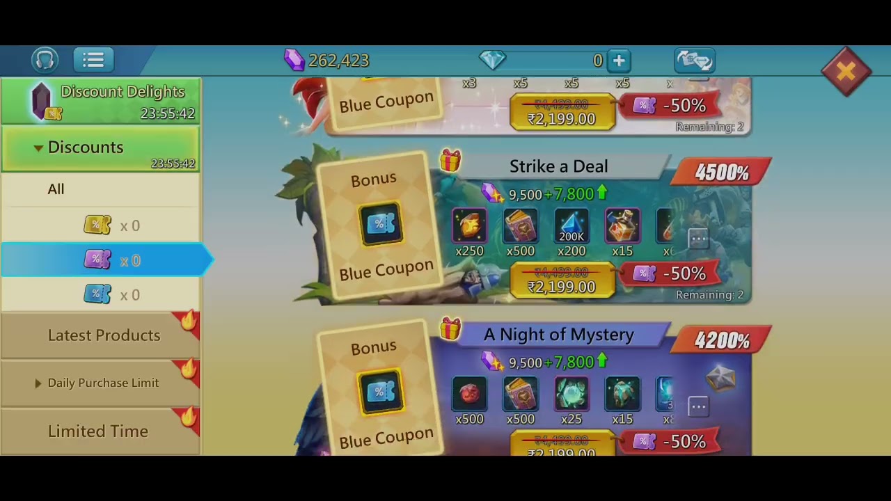 Lords Mobile 31 December 2025 Packs and Hunting Monsters
