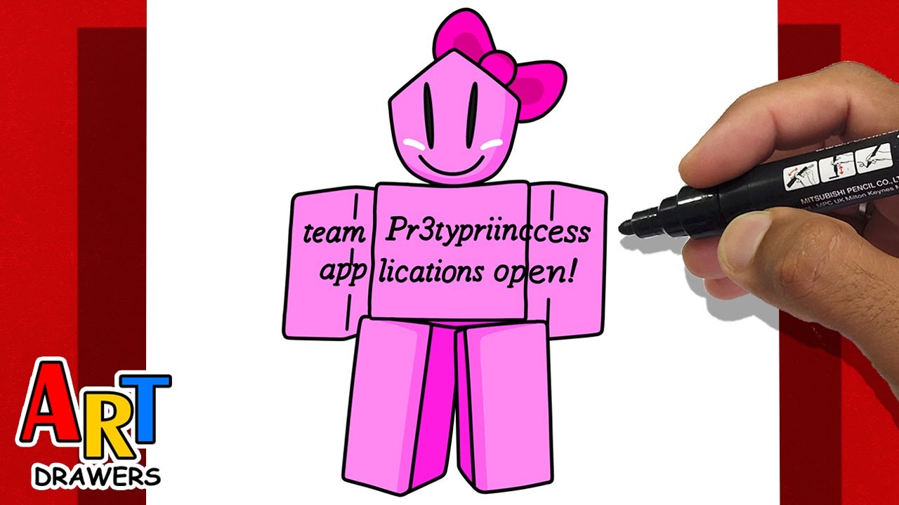How to Draw Pr3typriincess Forsaken - ROBLOX
