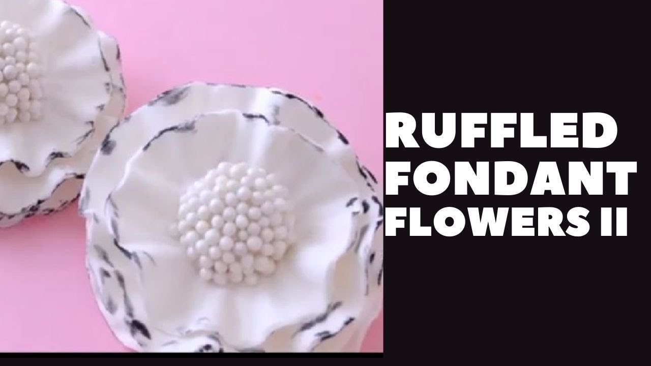 Fondant Ruffled Flower