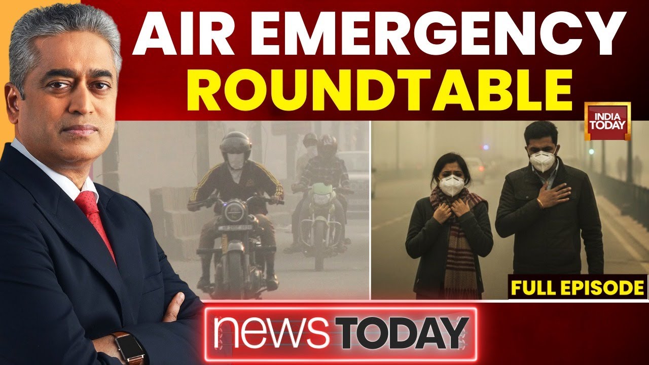 NewsToday With Rajdeep Sardesai: Air Pollution Crisis Now A National Emergency Beyond Delhi NCR