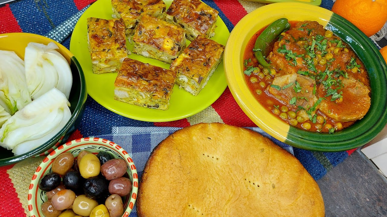 مرقة جلبانة في الفخار🇹🇳😍بالعلوش و القنارية|طاجين تونسي|Mar9et jelbena|tajine tunisien