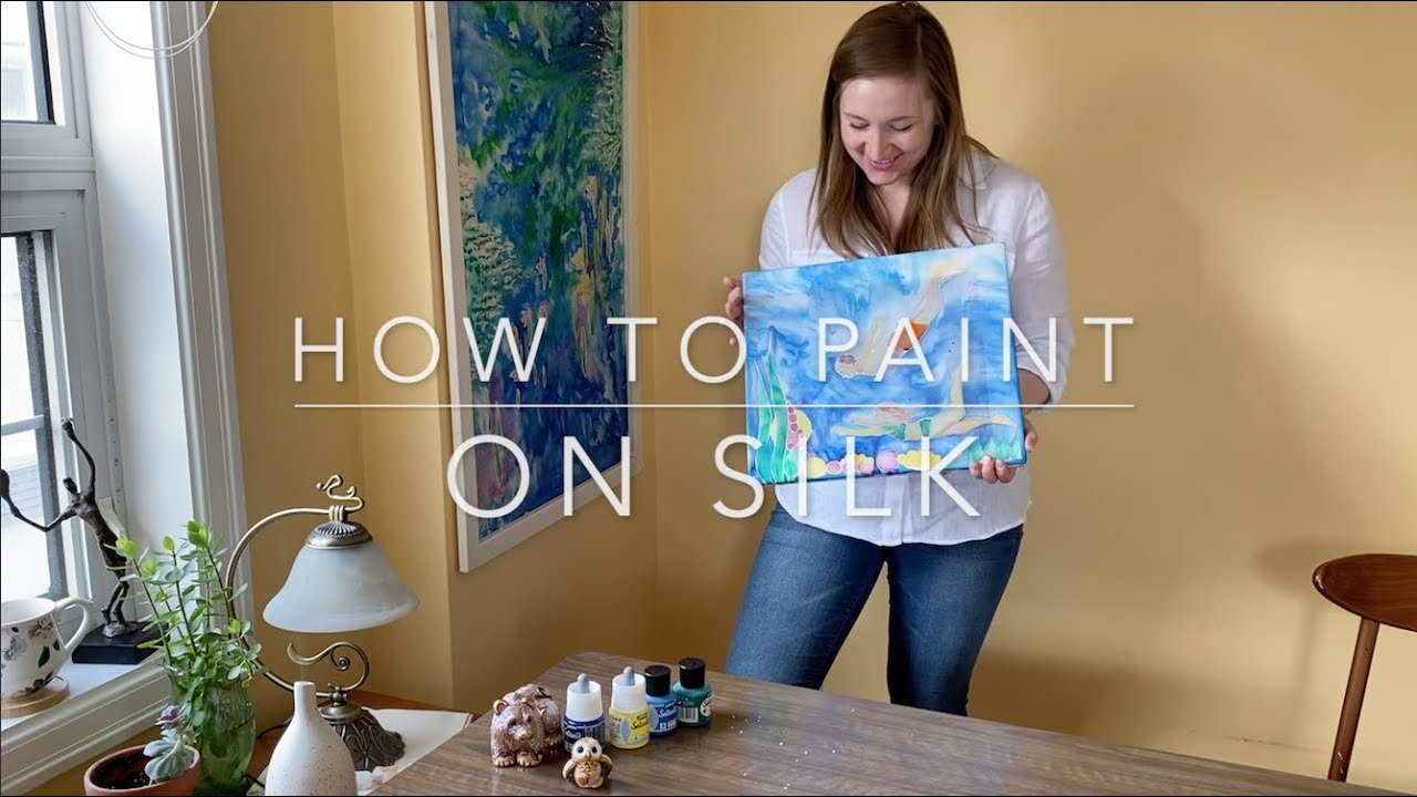 How to Paint on Fabric? #SilkPainting