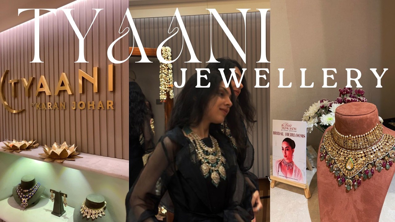 Tyaani Jewellers Bangalore || Celebrity style Latest Polki Gold collection || Bridal Collection