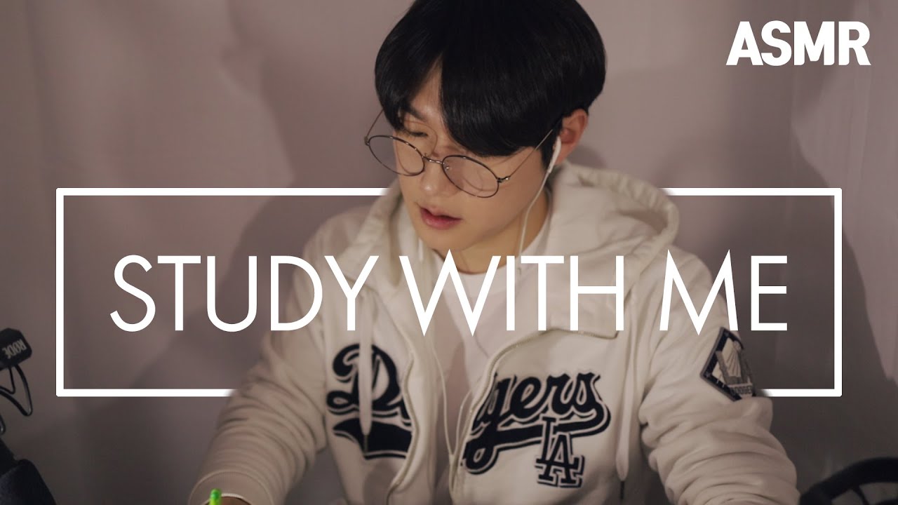 ASMR 장작소리 들으며 같이공부해요(1시간) Study with me & Fireplace sounds