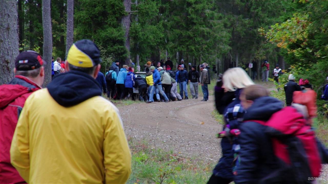 Saaremaa Rally 2016 SS5 leader crash