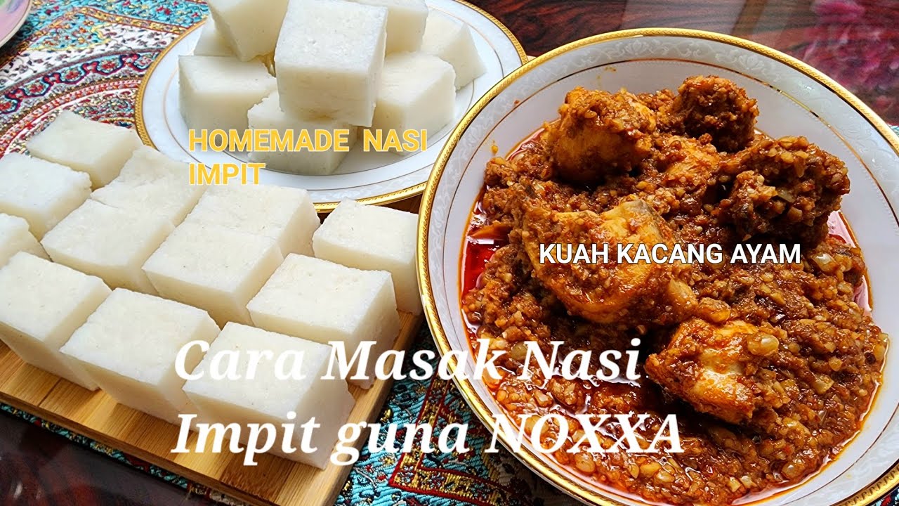 Istimewa Raya Haji || Nasi Impit Homemade & Resepi Kuah Kacang Ayam