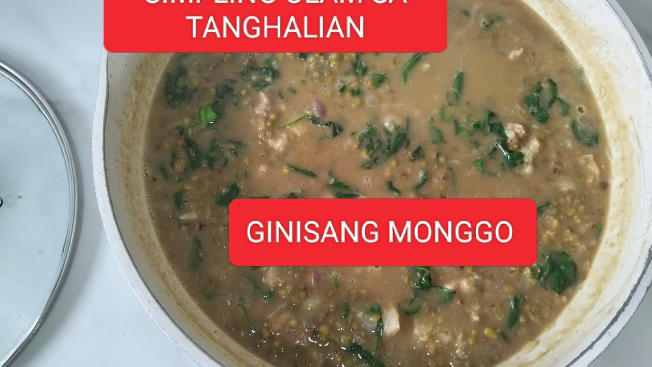 Simpling luto ng monggo/sallyveranovlogs / rovoffecial