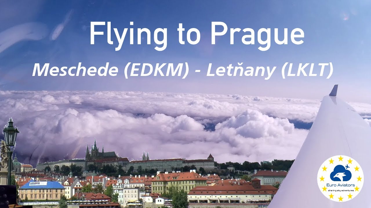 Flying to Prague in Airspace Charlie 🇩🇪 🇨🇿 | Meschede (EDKM) - Letňany (LKLT)