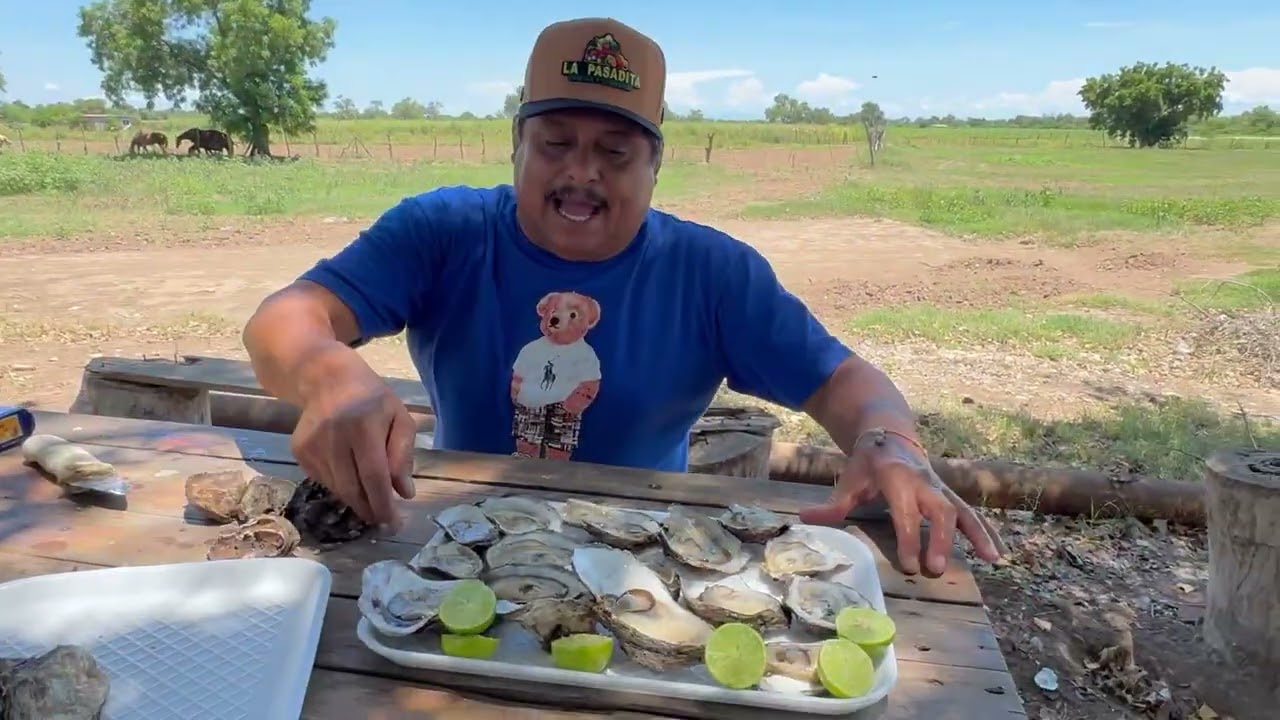 Dise el Mariskero que no ay pa más que con ostiones se siente feliz
