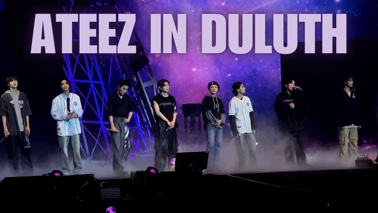 8 MAKES ONE TEAM!! ATEEZ (에이티즈) IN DULUTH JULY 31st, 2024 (FANCAMS)