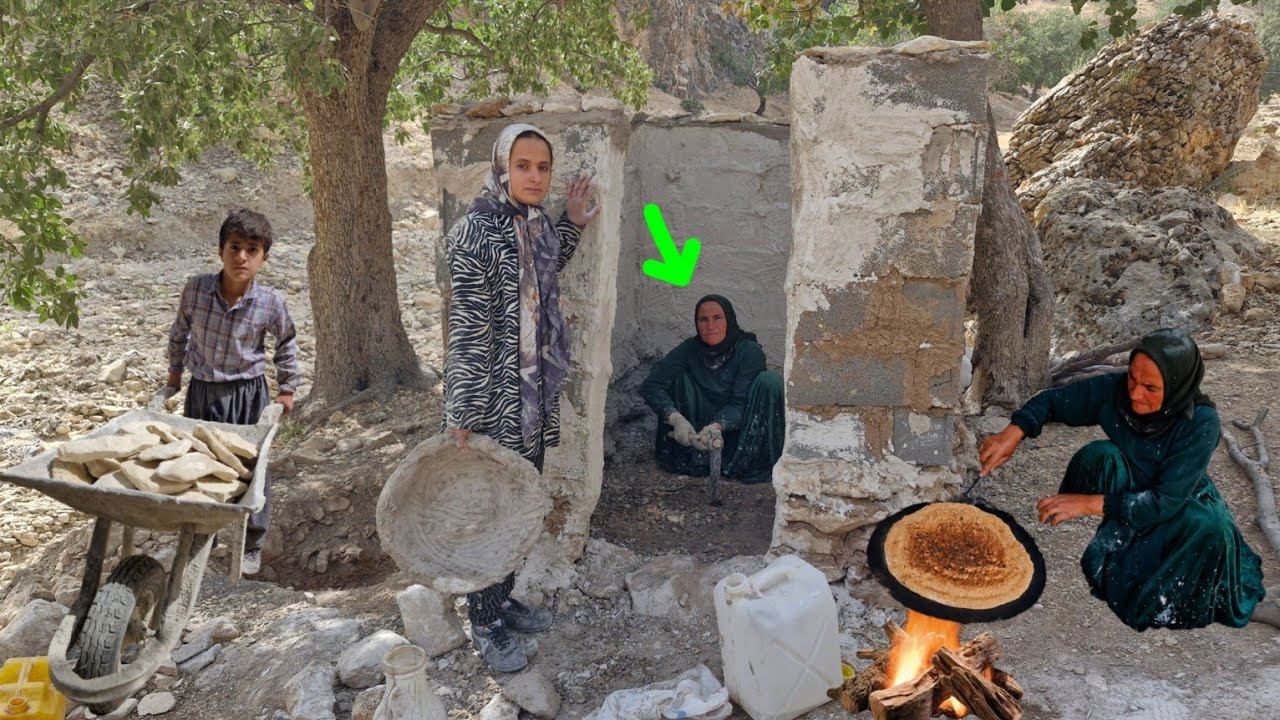 Life in the Heart of the Mountains | Making Traditional Bread, and Struggling to Survive 🗻🔥