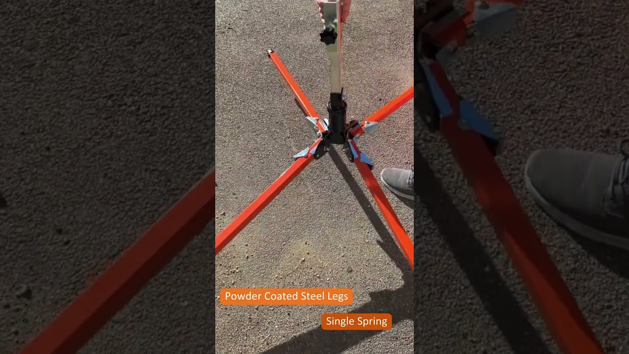 Watchdog SS315 Long Leg Compact Sign Stand #plasticade #watchdog #rollupsigns #trafficsafety