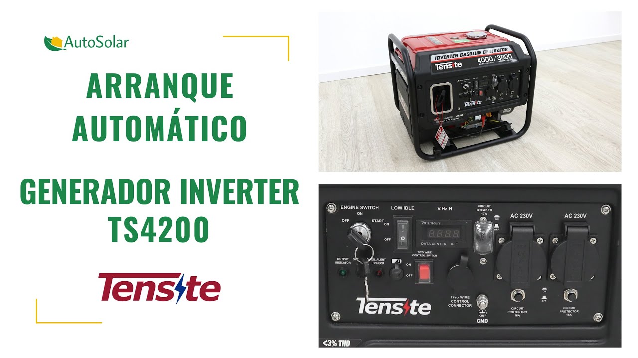 Arranque Autom&aacute;tico - Generador Tensite SC4200 | AutoSolar