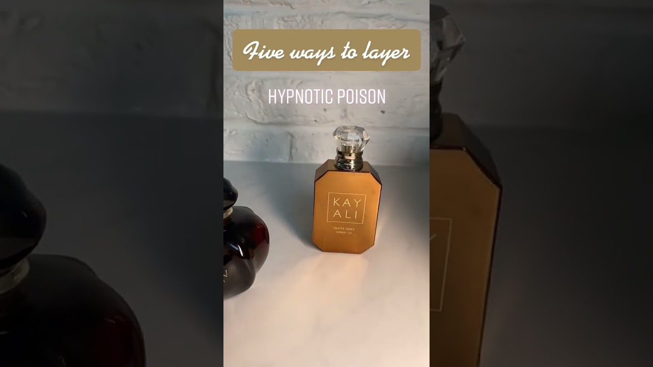 5 ways to layer Dior Hypnotic Poison #parfum #perfumelayering #dior #kayali #pacorabanne