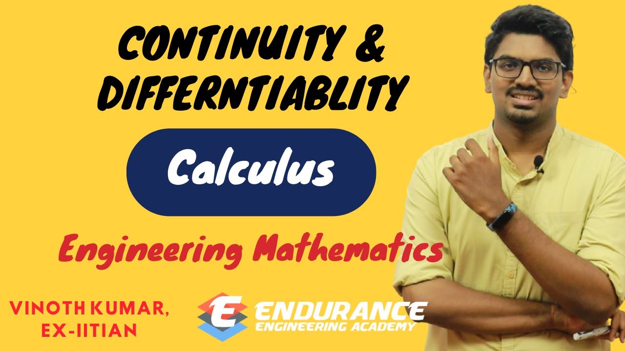 Continuity & Differentiablity-1 | Calculus | Engineering Mathematics | Gate & ESE | EEA