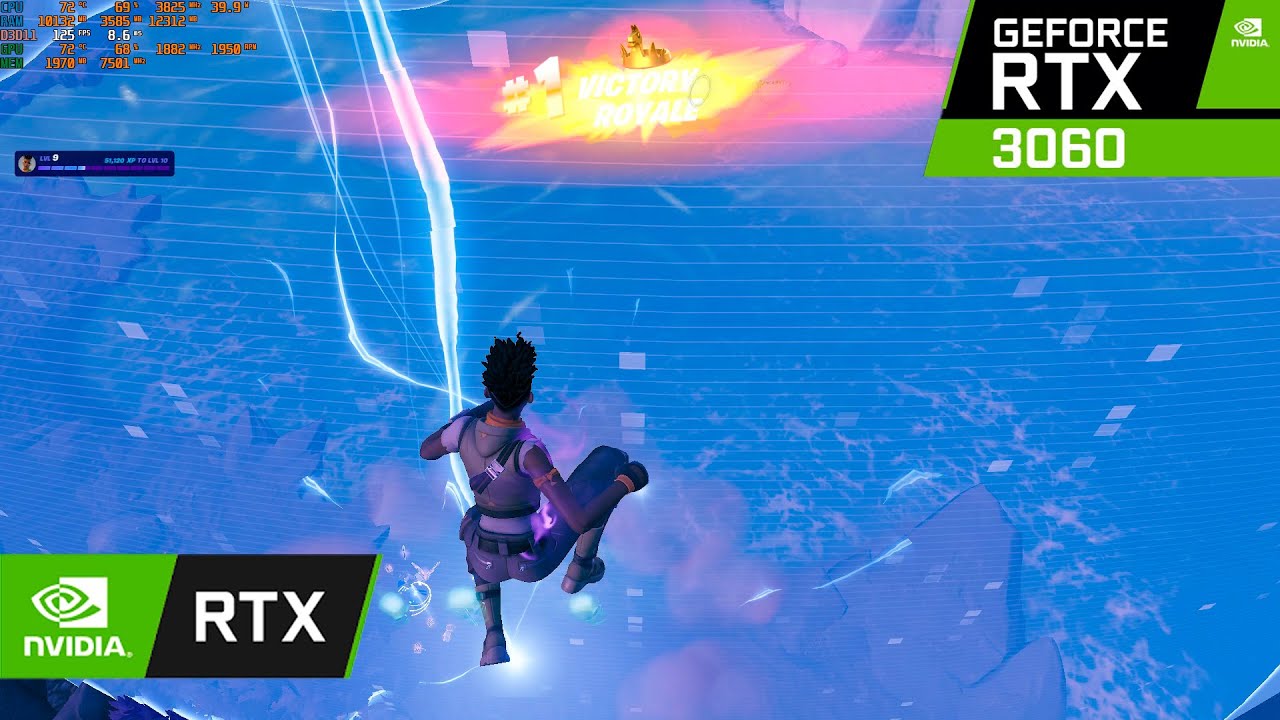 RTX 3060 + RYZEN 5 3400G - Fortnite chapter 5 season 2 ( performance mode ) 👑