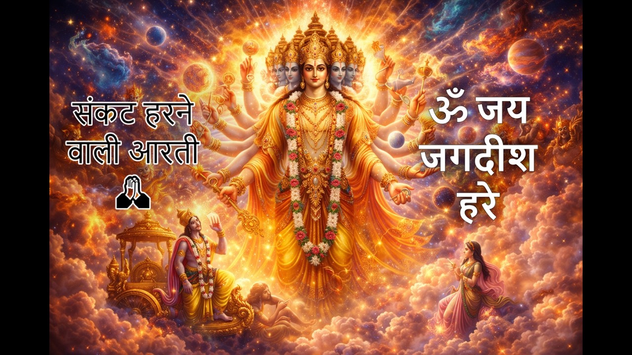 ॐ जय जगदीश हरे 🙏 | मन को शांति देने वाली आरती