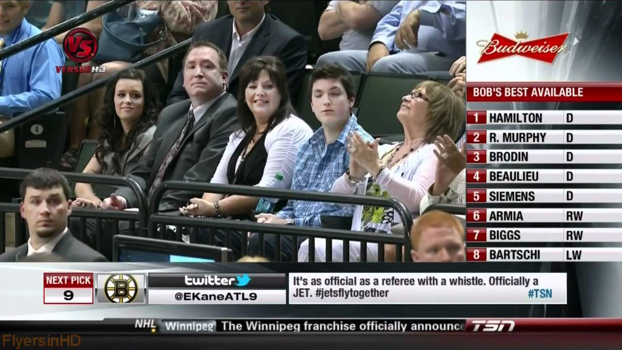 The Philadelphia Flyers Select Sean Couturier in the 2011 NHL Draft - [HD]