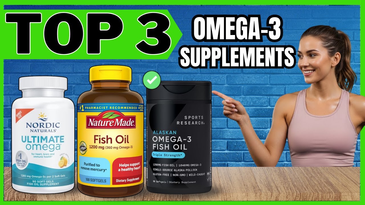 The 3 BEST Omega-3 Supplements of 2026 | Watch Before You Buy!