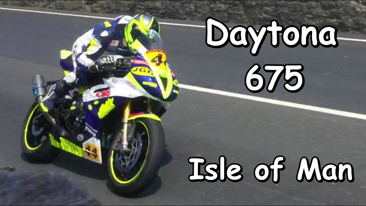Triumph Daytona 675 in The Isle of Man - The Best Place To Hear Its Great Sound!