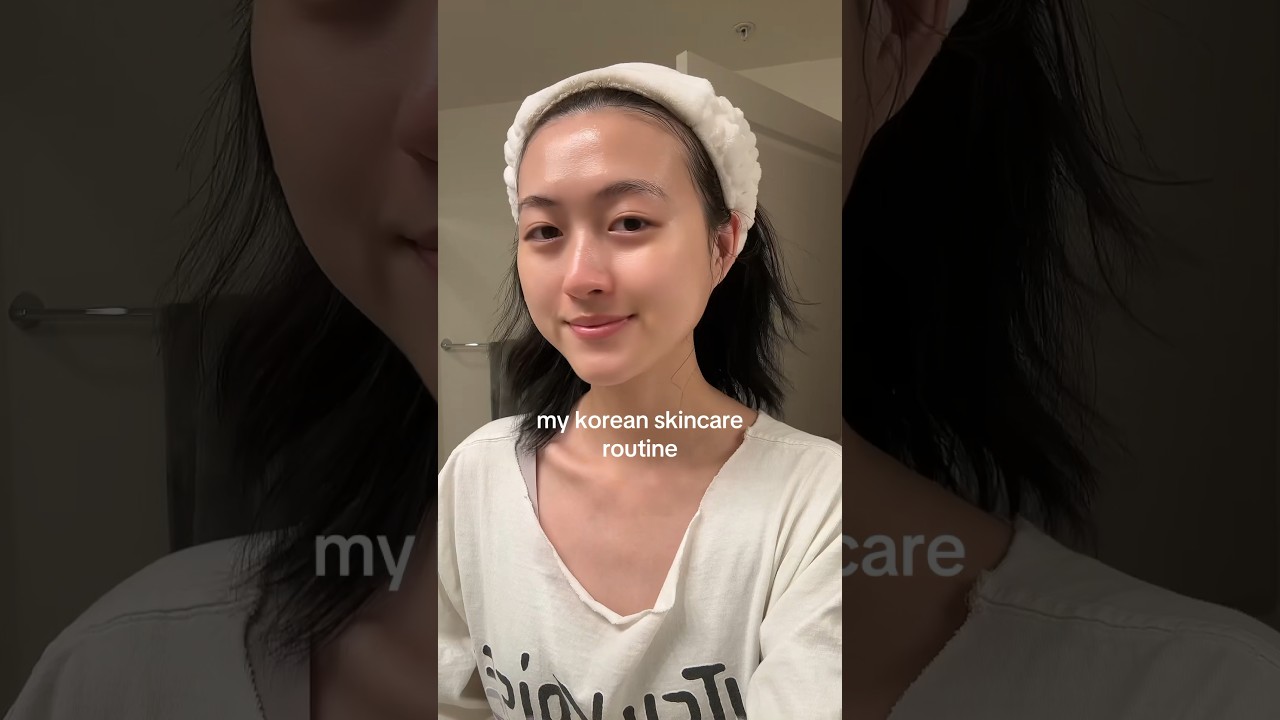 my korean skincare routine for glass skin