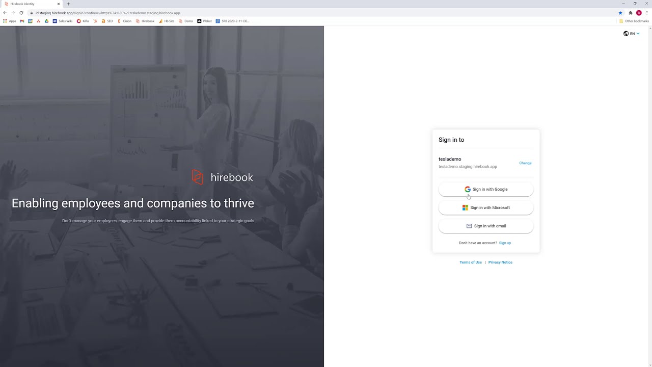 Hirebook Employee Engagement platform, Short demo