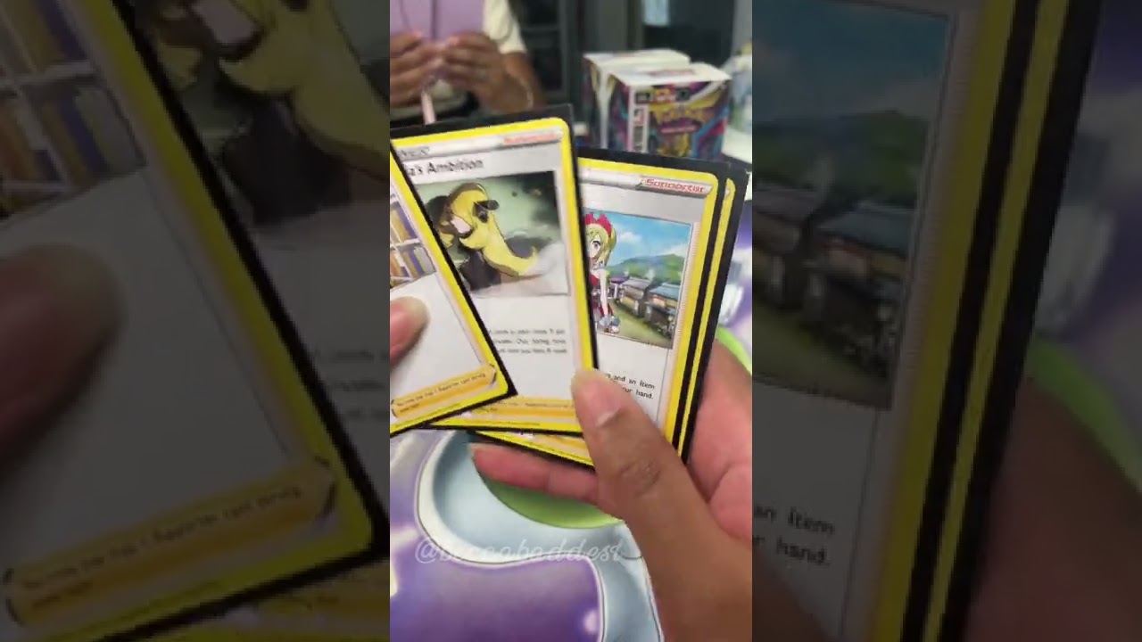 Pok&eacute;mon Lost Origin Pre-Release Hits, Deck Build, Mew VMax secret rare | BeccaBaddest