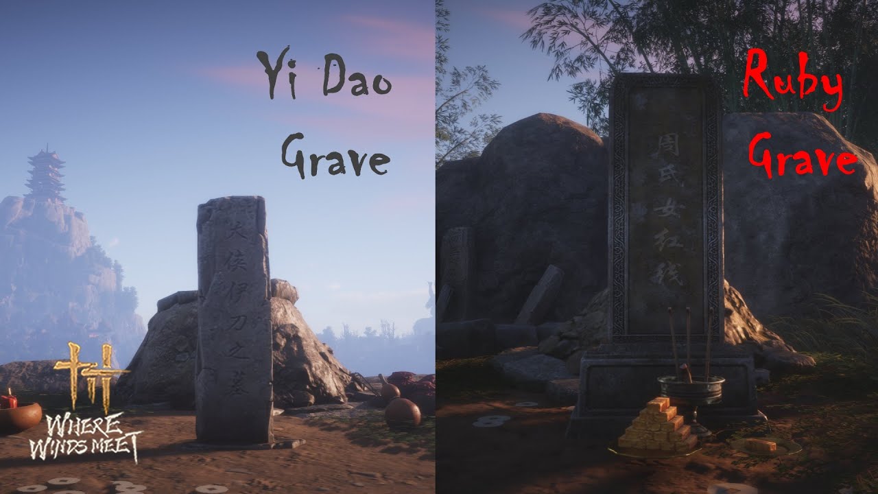 Where Winds Meet: special - paid respects at grave sites of Yi Dao and Ruby