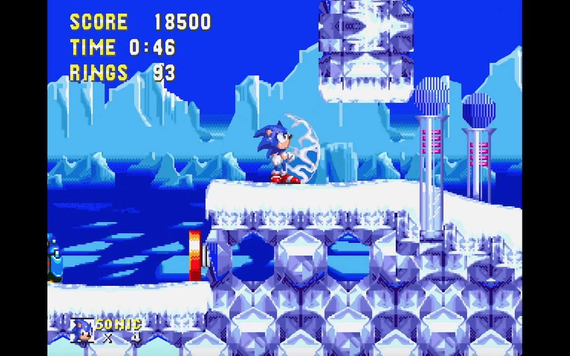 Sonic the Hedgehog 3 Complete: Ice Cap Zone Act 2 (Sonic) [1080 HD]