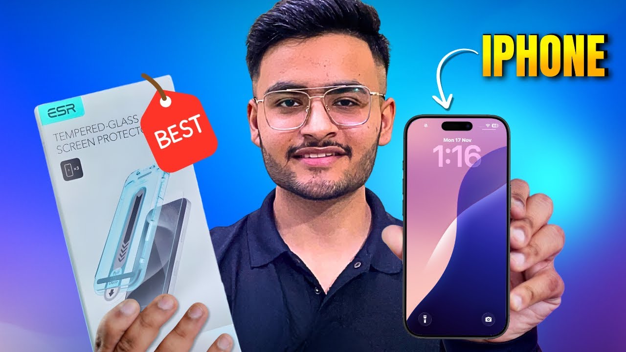 Best iPhone Screen Protector India🇮🇳 (2026) | Best iPhone Tempered Glass | iPhone 17 tempered glass