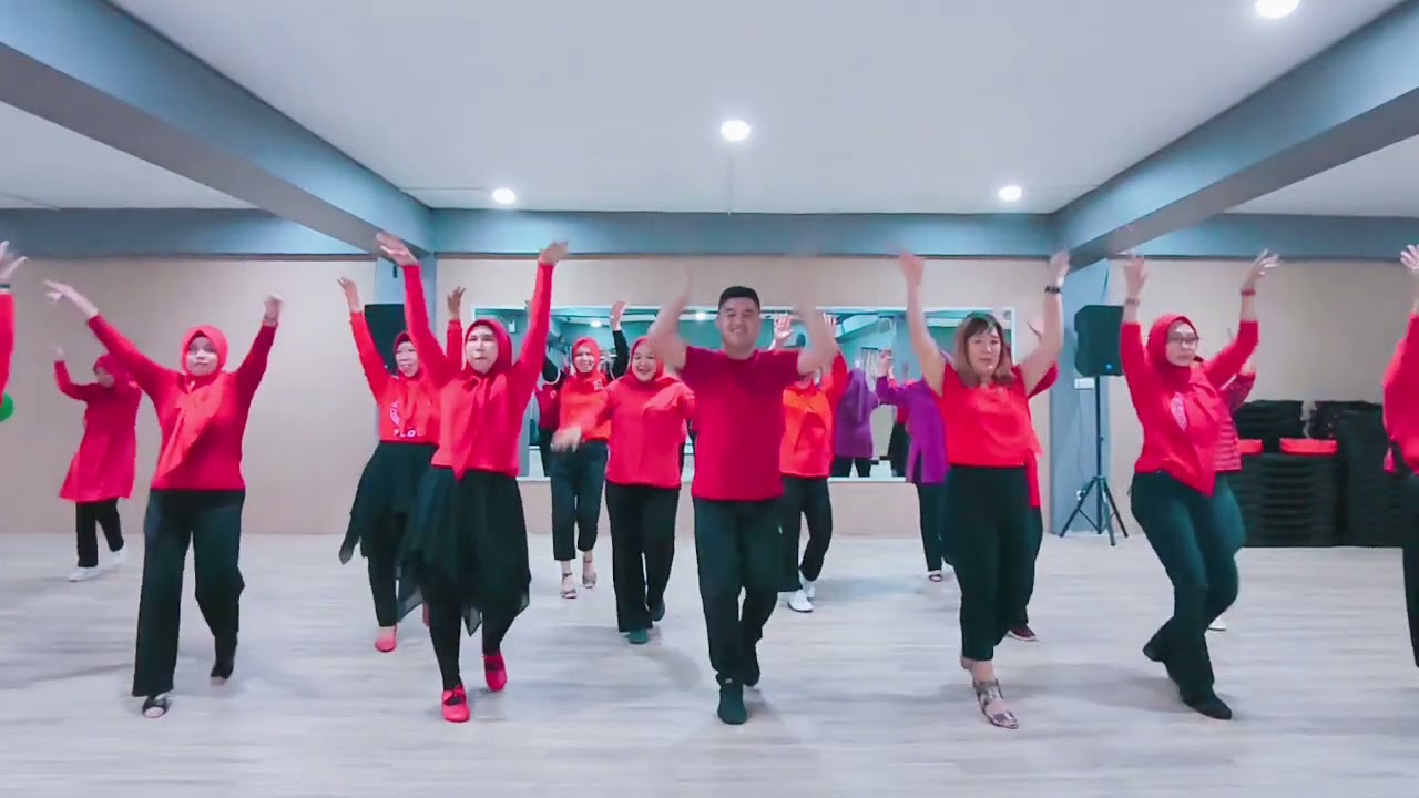 Demi Cinta Lho... - Line Dance / Demo : Okami Studio Palembang