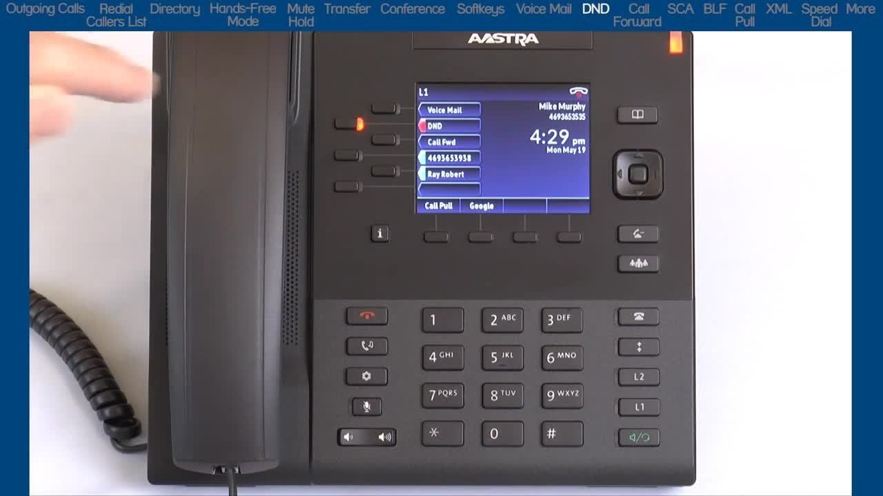 Mitel 6867i Phone: How to Use Do Not Disturb (DND)