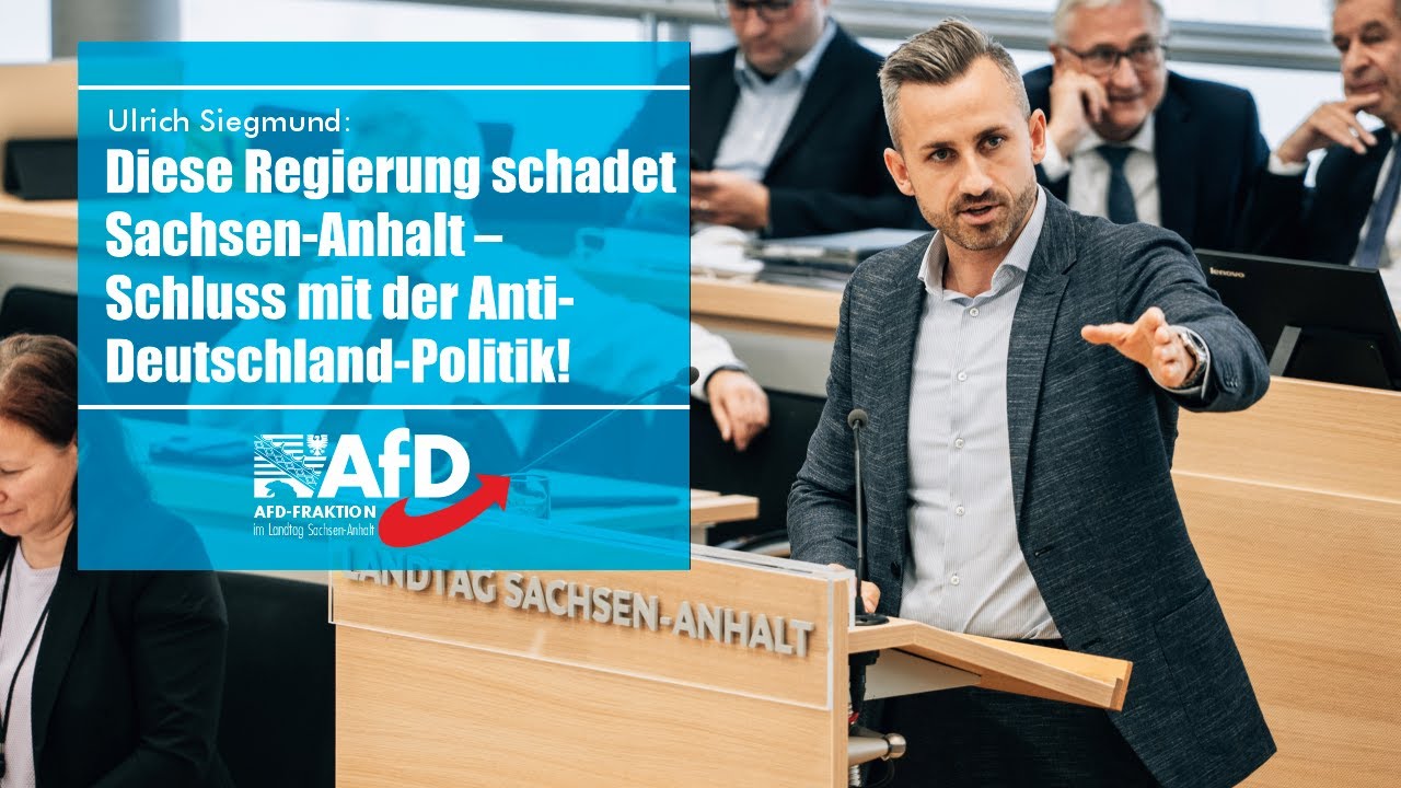 Diese Regierung schadet Sachsen-Anhalt – Schluss mit der Anti-Deutschland-Politik!