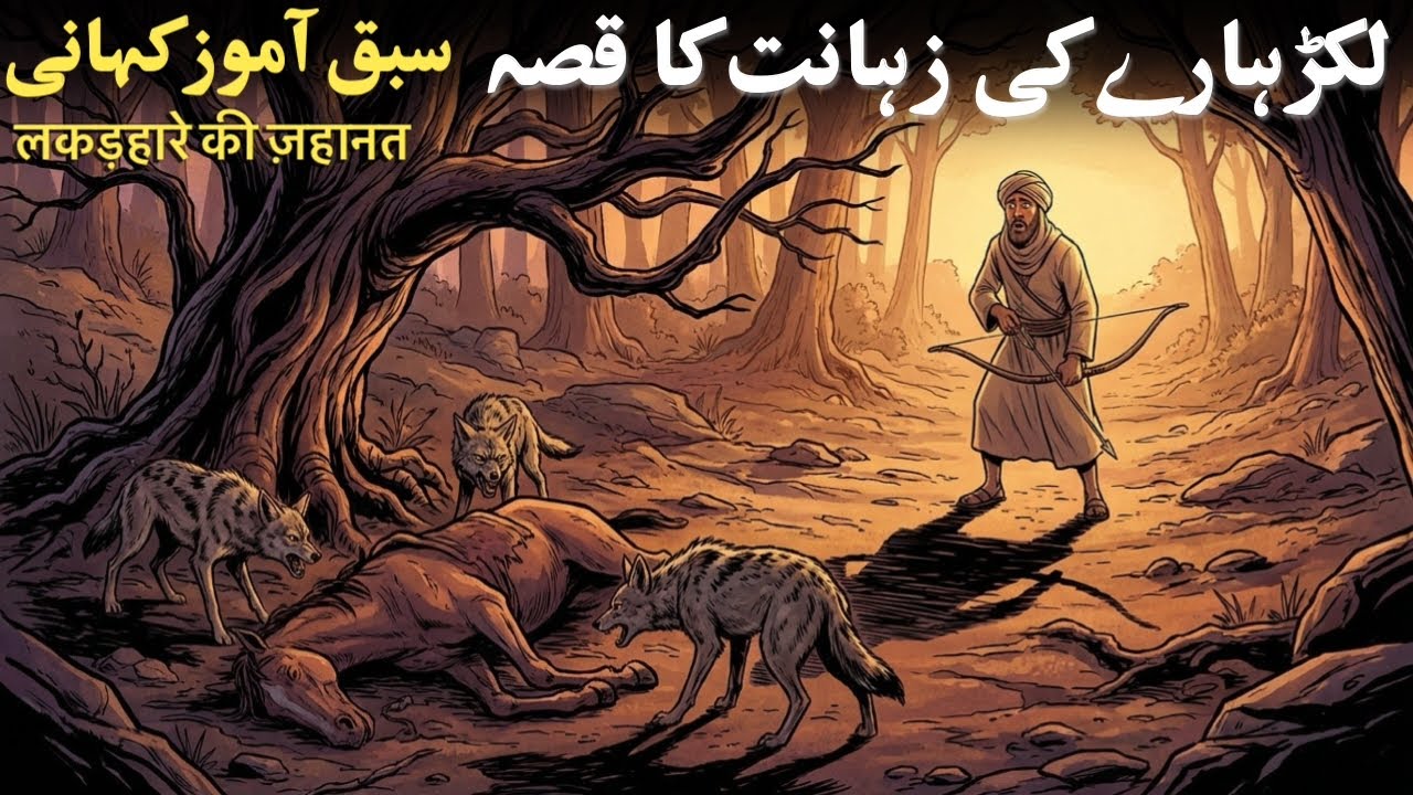 Aik Lakarhare Ki Zahant Ka Qissa | लकड़हारे की ज़हानत | Urdu Moral Story