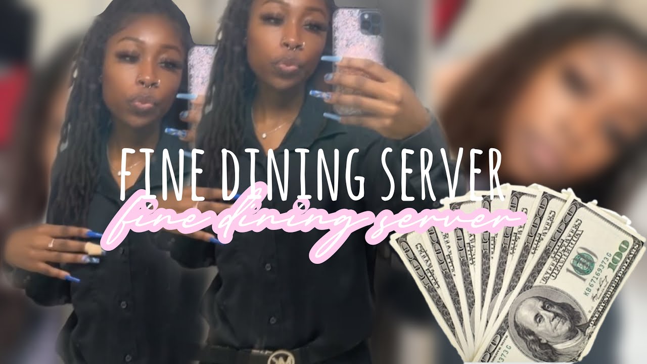Day in the Life of a Fine Dining Server ( server vlog )