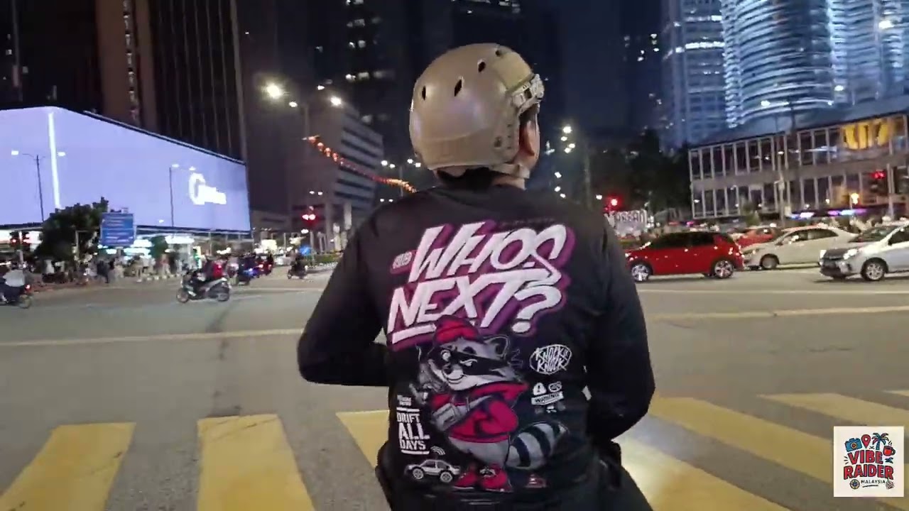 Cycling around Kuala Lumpur from Kg baru | KL Vibe #cycling #nightlife #kualalumpur
