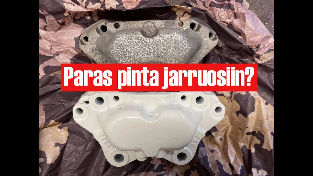 Jarrusatuloiden puhallus ja pulverimaalaus - K4J30