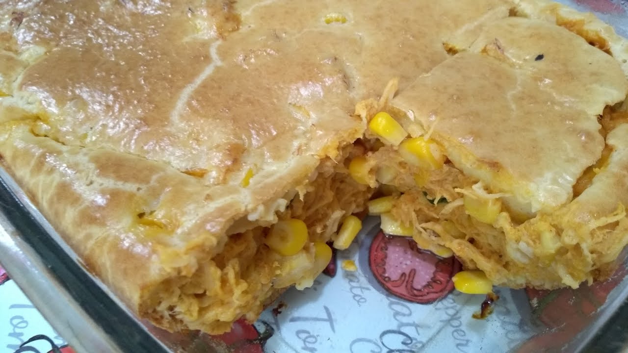 Torta de frango muito fácil e deliciosa 😋