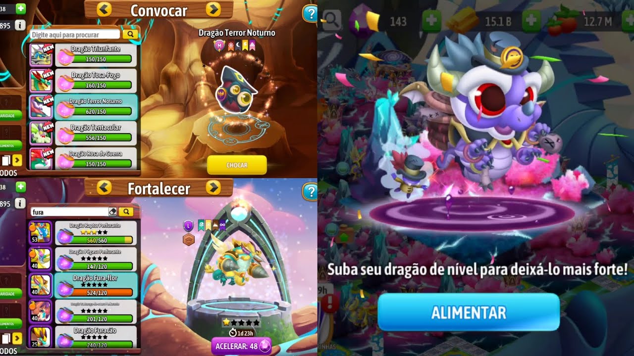 Dragon City - Choquei o Terror Nortuno, 1ª do Fura-flor e Testei Costureira da Condenação