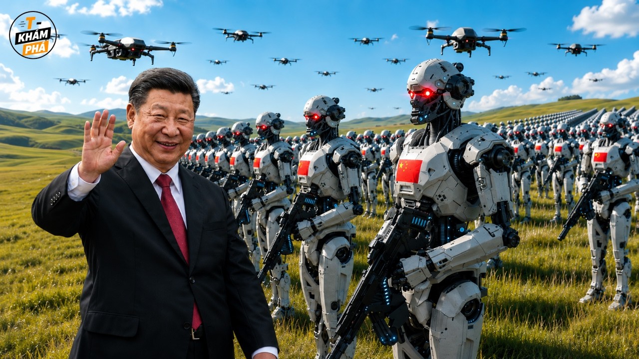 Trung Quốc Vừa Tung Ra Đội Qu&acirc;n Robot 