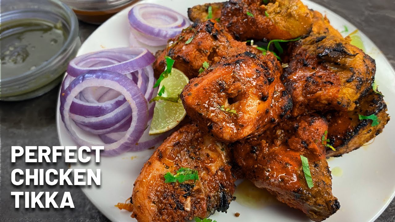 CHICKEN TIKKA KEBAB | CHICKEN TIKKA RECIPE | Tandoori chicken tikka without oven - Perfect Recipe