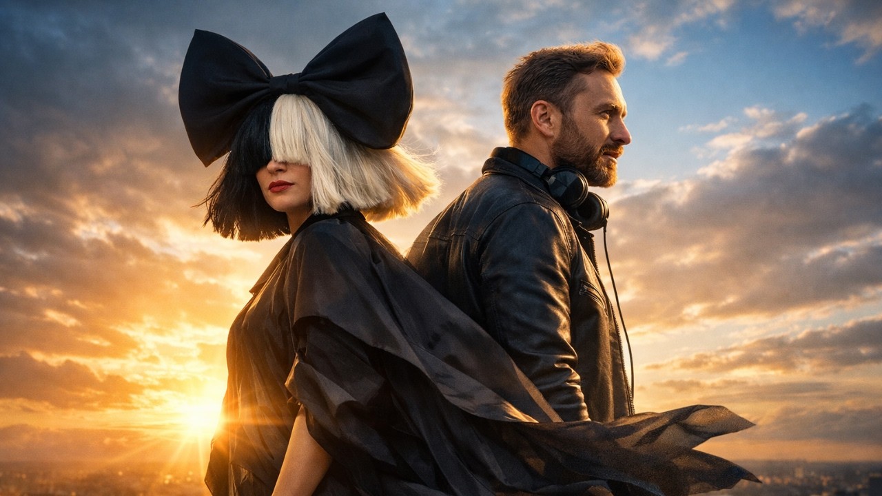 Sia ft David Guetta – We Rise for Each Other (official AI lyrics video)