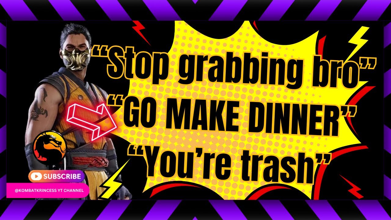 Toxic Scorpion Player RAGES at me in MK1 Kombat League!!!