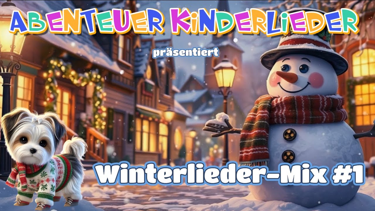 Der perfekte Wintermix für Kinder #1  ❄️ Die schönsten Winterlieder für Kinder und Familien!