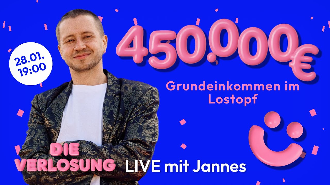 Die Verlosung: neues Jahr, neues Glück – im neuen Büro & 450.000 Grundeinkommen
